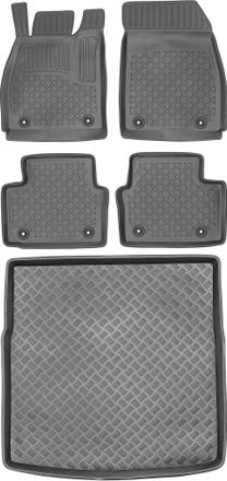 OEM Juego De Alfombrillas Para Coche Y Maletero Para Opel Insignia A Kombi (2008-2013)