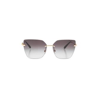 Dolce & Gabbana Sunglasses, female, Gray, Size: 62 MM Cat-eye Sunglasses
