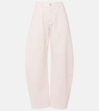 Alaia Ala&iuml;a Barrel-leg jeans