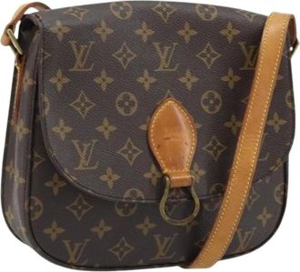 Louis Vuitton Pre-owned Cross Body Bags, female, Brown, Size: ONE SIZE Pre-owned Saint Cloud Shoulder Bag