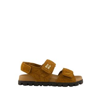 Miu Miu Dames, Schoenen, Bruin, Maat: 41 EU Leer