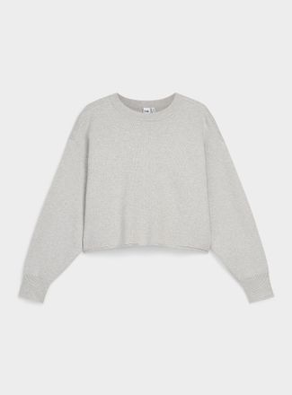 Twik Womens Oversized rolled-hem sweater