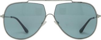 Tom Ford Chase-02 FT0586 16A Silver Sunglasses