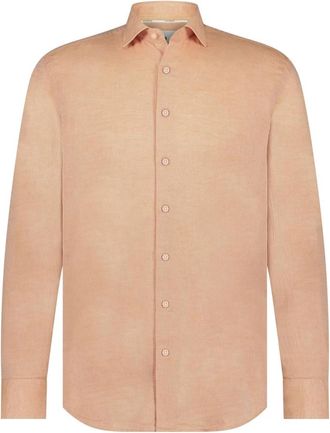 State of Art Stijlvol Overhemd - Heren - Casual Overhemden - Oranje - M - Overhemden