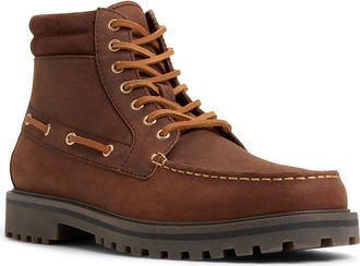 Aldo Farrell Lace-Up Boot in Medium Brown at Nordstrom, Size 10.5