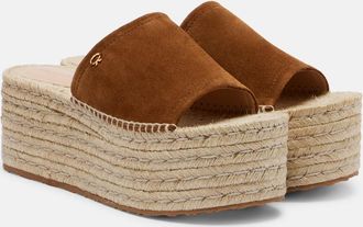 Gianvito Rossi Suede espadrille sandals