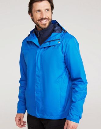Mountain Warehouse Mens Mountain Warehouse Mens Torrent Waterproof Jacket - Blue - Size: 46/Regular
