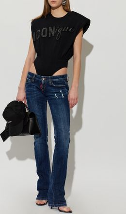 Dsquared2 Body With Shoulder Pads, Womens, Black