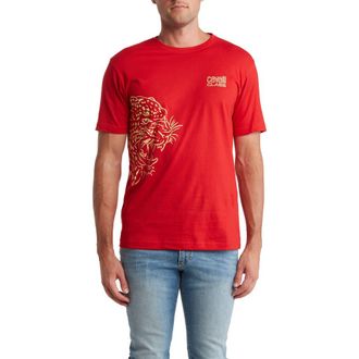 Cavalli Graphic T-Shirt in Red at Nordstrom Rack, Size Small