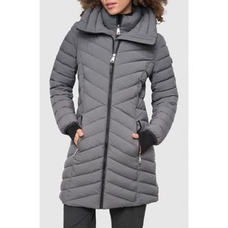 DKNY Stretch Packable Coat in Titan at Nordstrom Rack, Size Large