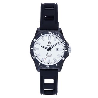 Shield Mens Reef Strap Watch w/Date - Black Stainless Steel - One Size