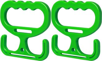 Generic Grocery Bag Handle Holder - 2 Pieces Ergonomic Reusable Shopper Accessories - Grocery Bag Carrying Handle For Tote | Water Bottle Household Stockpilin