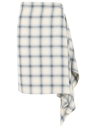 Coperni Zero blauwe viscose rok