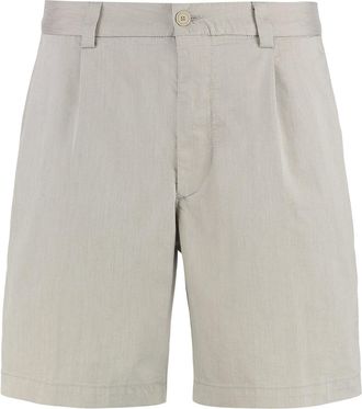 HUGO BOSS Cotton Blend Bermuda Shorts