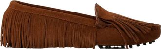 Scarosso Tijdloze Elegance Loafers met Franjes - Dames - Loafers - Bruin - 36 EU - Leer - Schoenen
