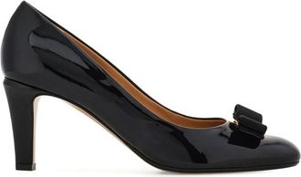 Ferragamo Black Slip-on Pumps