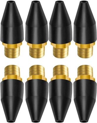 OEM 100 Boquillas De Aire De Goma Negra Para Puntas De Boquillas De Aire, Puntas De Goma Para Pistolas De Aire, Piezas De Pistolas De Aire, Piezas Y Acces