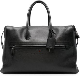 Santoni Grained-leather Holdalls Bag