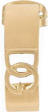 Dolce & Gabbana DG-logo cut-out earring - men - Brass - One Size - Gold