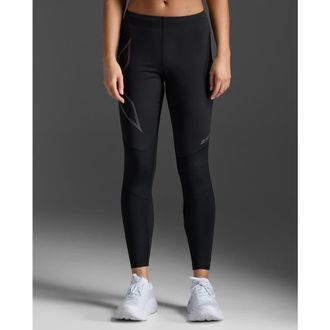 2XU Womens Ignition Shield Compression Tights in Black/black Reflective at Nordstrom, Size Xx-Small