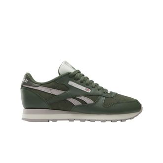 Reebok Unisex-Adult Classic Leather V1 Sneaker, Breakaway Green/Breakaway Green/Hazy Grey, 4.5 UK