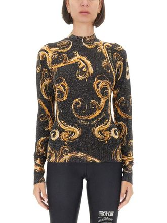 Versace Jeans Couture Lurex Knit T-Shirt