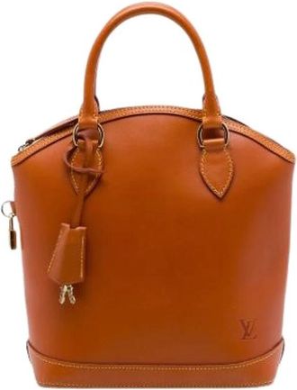 Louis Vuitton Pre-owned Lockit Vertical - Dames - Vintage Handtas - Bruin - ONE Size - Leer - Vintage