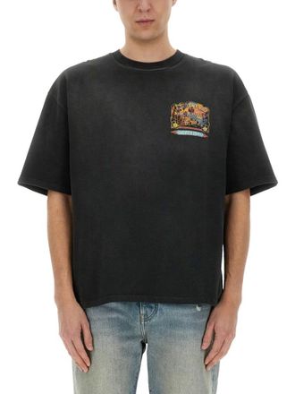 Amiri Jazz Hideaway Graphic Print Black T-Shirt