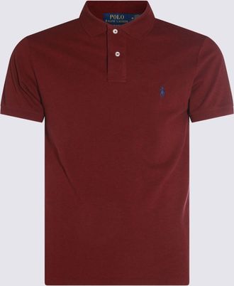 Polo Ralph Lauren Dark Red Cotton Polo Shirt