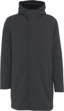Herno Zwarte Parka Aw 25 - Heren - Parka Jassen - Zwart - L - Jassen