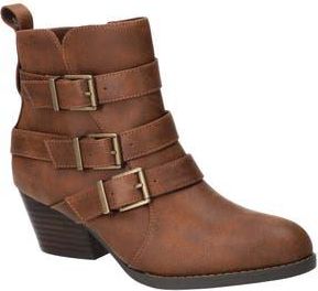 Bella Vita Bowie Buckle Strap Bootie - Multiple Widths Available in Tan at Nordstrom Rack, Size 9.5