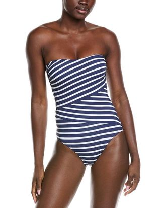 Tommy Bahama Coastline Stripe Bandeau One-Piece