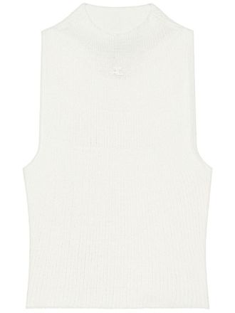 Courr&egrave;ges Ribbed Knit Top