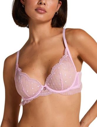 Hunkem&ouml;ller Cordelie Non-Padded Underwired Bra in Pirouette at Nordstrom, Size 32Dd