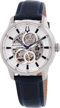 Bulova Sutton Silver-tone Dial Mens Watch 96A330