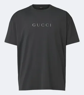 Gucci T-shirt in jersey di cotone con logo