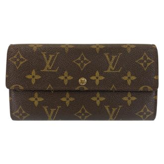 Louis Vuitton Brown Monogram Monogram Wallet (Tri-Fold) (Pre-Owned)
