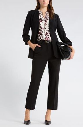 Nordstrom Rack Slim Fit Ankle Pants in Black at Nordstrom Rack, Size 16 (Similar To 14W)