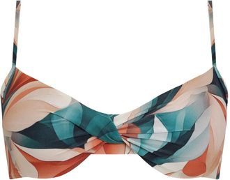 Lygia & Nanny Top bikini Cassis con stampa - Verde