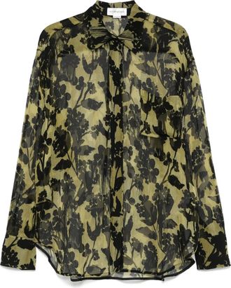 Victoria Beckham Camicia in seta - Verde