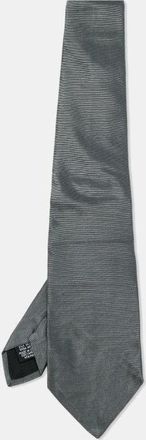 HUGO BOSS Boss By Hugo Boss Grey/metallic Jacquard Silk Tie