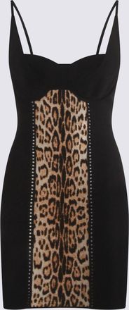 Roberto Cavalli Abiti Leopardo/Nero