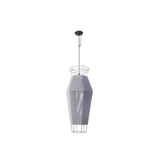Netlighting Legato 1 Light Wall Ceiling Pendant Black Grey E27