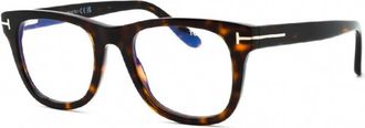 Tom Ford Mens Black Square Eyeglass Frames FT5820-B 052