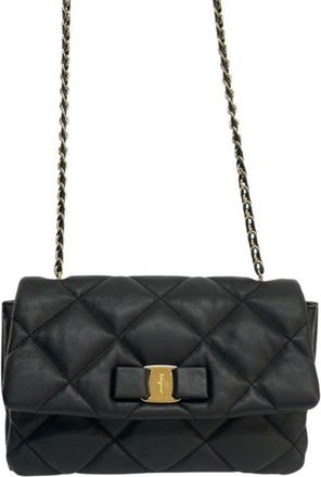 Ferragamo Leather Shoulder Bag (Pre-Owned)