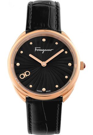 Ferragamo Womens SFYN01522 Ladies Cuir Watch - Rose Gold - One Size