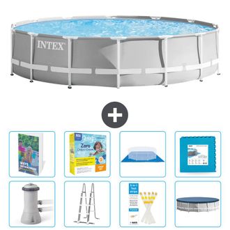 Intex Piscina Prism Frame Redonda - 427x107 Cm - 9-piezas S566