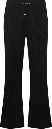 Philipp Plein Tracksuit Joggers Jacquard Monogram - Heren - Sweatpants - Zwart - S - Katoen - Broeken