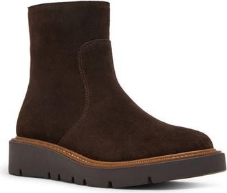 Blondo Motion Wedge Bootie in Java Suede at Nordstrom, Size 8.5