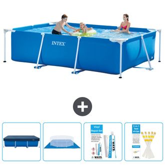 Intex Piscina Con Estructura Rectangular - 300x200x75 Cm - 7-piezas S22350